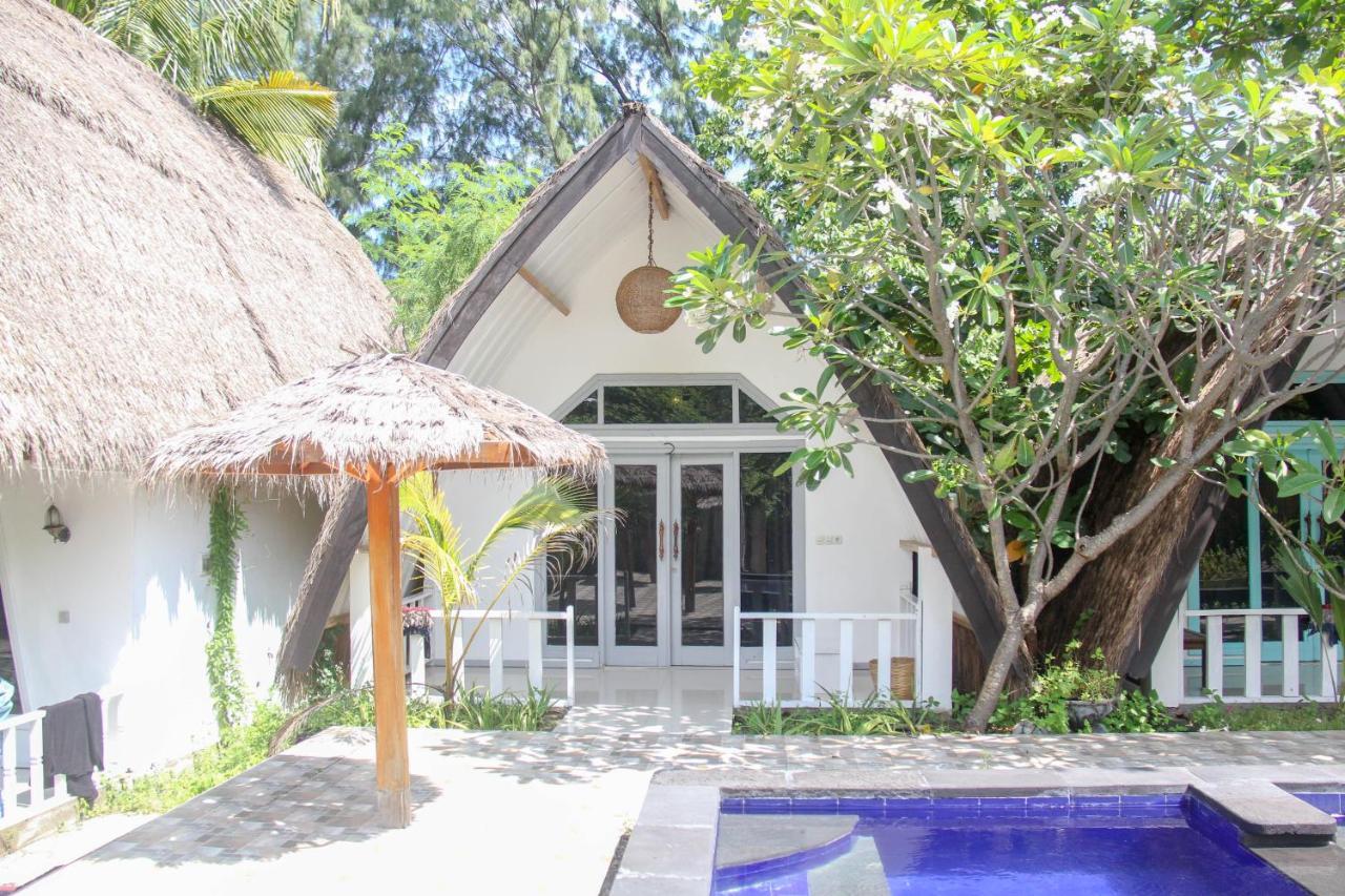 Lucky'S Pansiyon Gili Air Dış mekan fotoğraf